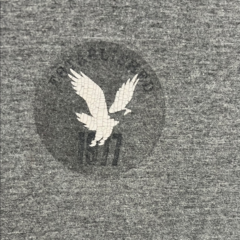 American Eagle Outfitters Gray Short Sleeve Tee Casual Comfort - Picture 2 of 6